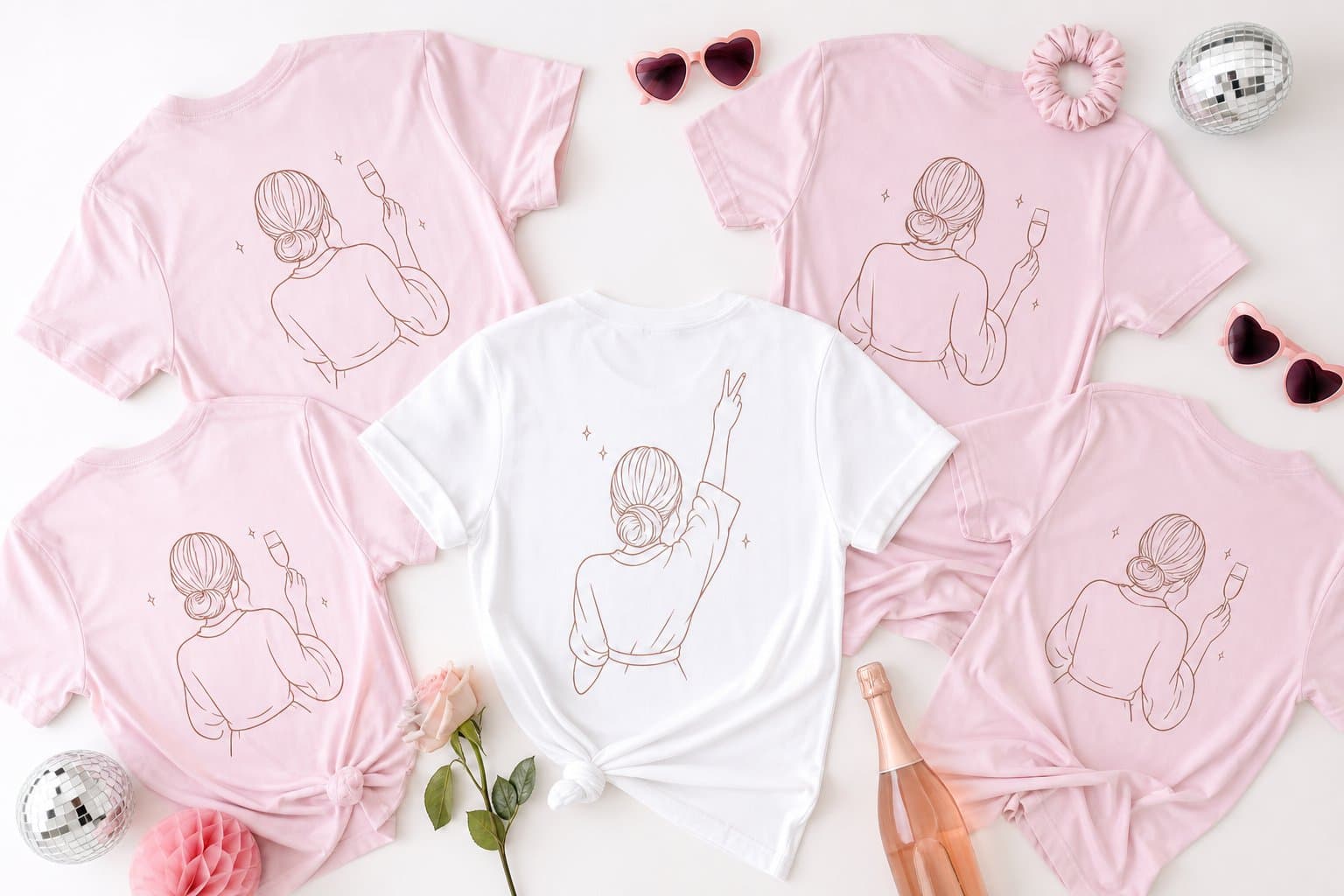 Camisetas despedida de soltera grupo: ideas