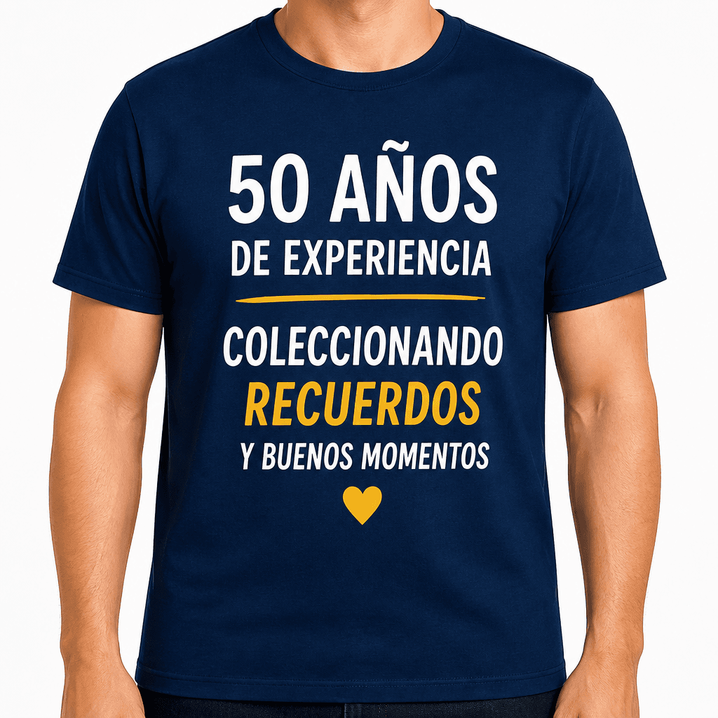 Camiseta para 50 años – 50 años de experiencia coleccionando recuerdos y buenos momentos