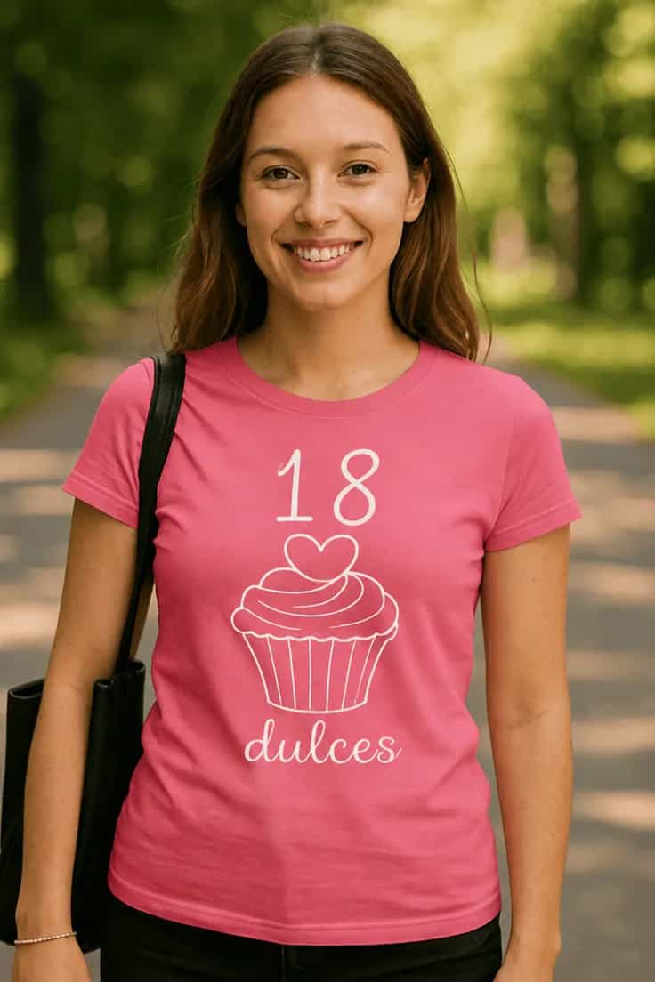 Camiseta divertida 18 dulces | 18 dulces