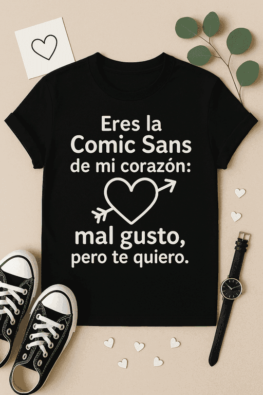 Eres la Comic Sans de mi Corazón (mal gusto, pero te quiero)