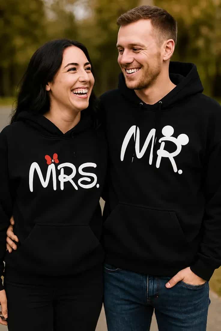 Jersey divertido Mr Mrs para parejas MRS. MŔ.