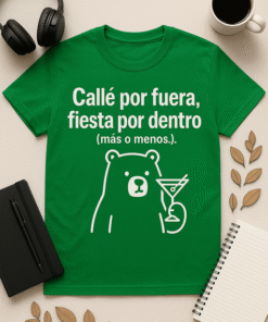 Camiseta Callé por fuera, fiesta por dentro (más o menos)