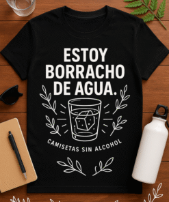 Camiseta Estoy borracho de agua - Humor hidratado