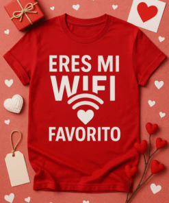 Camiseta 'Eres mi WiFi favorito'