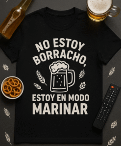 Camiseta No estoy borracho, estoy en modo marinar - Modo Parrilla