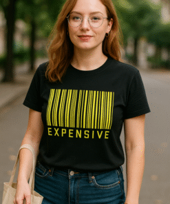 EXPENSIVE (código de barras) - Camiseta