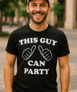 THIS GUY CAN PARTY - Camiseta