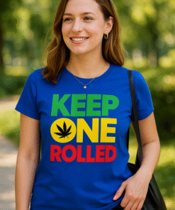 KEEP ONE ROLLED estilo rasta - Camiseta