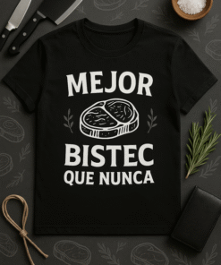 Camiseta Mejor Bistec Que Nunca