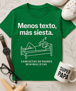 Camiseta Menos texto, más siesta - Unisex