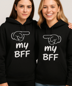 my BFF - Sudaderas con capucha (pack de 2)