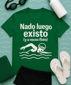 Camiseta Nado luego existo (y a veces floto)