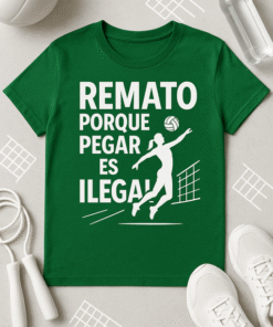Camiseta Remato Porque Pegar Es Ilegal