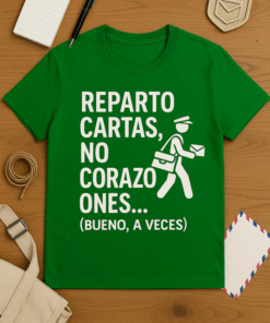 Camiseta Reparto cartas, no corazones... (bueno, a veces)
