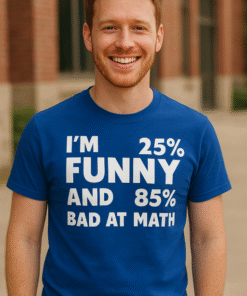 Bad at Math - Camiseta