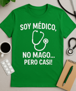 Camiseta Soy médico, no mago... ¡pero casi!
