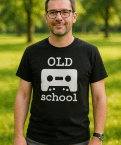 OLD school - Camiseta