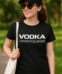 Vodka connecting people - Camiseta