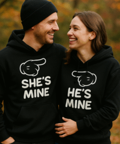 SHE'S MINE + HE'S MINE - Sudaderas con capucha (pack)