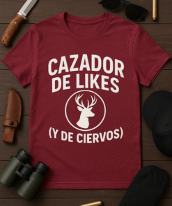 Cazador de likes (y de ciervos) - Camiseta Unisex