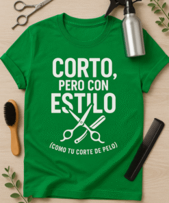 Corto, pero con estilo (como tu corte de pelo) - Camiseta unisex