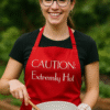 CAUTION: Extremly Hot - Delantal