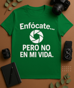 Camiseta Enfócate... pero no en mi vida