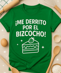 Camiseta: ¡Me derrito por el bizcocho! 🍰