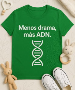 Camiseta Menos drama, más ADN - Ciencia con actitud