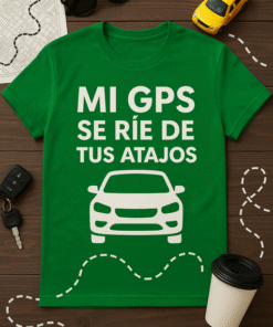 Camiseta Mi GPS se ríe de tus atajos