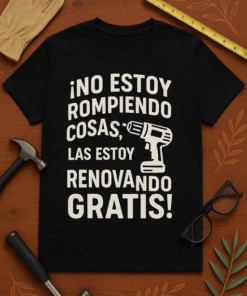 No estoy rompiendo cosas, las estoy renovando gratis - Camiseta Unisex