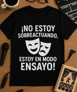 Camiseta No estoy sobreactuando, estoy en modo ensayo