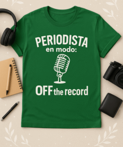 Camiseta Periodista en Modo: OFF the record