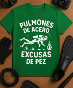 Camiseta Pulmones de acero, excusas de pez