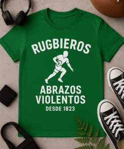 Rugbieros: abrazos violentos desde 1823 - Camiseta Unisex