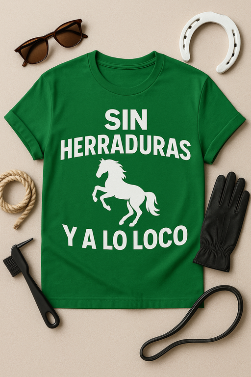 Camiseta Sin Herraduras y a lo Loco