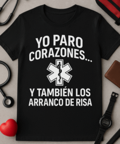 Camiseta Yo paro corazones... y también los arranco de risa