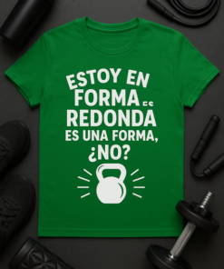 Camiseta Estoy en forma... redonda es una forma, ¿no?