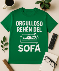 Camiseta Orgulloso rehén del sofá