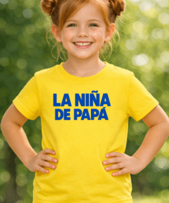 Camiseta infantil divertida La niña de papá