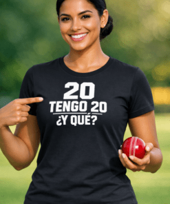 Camiseta divertida “Tengo 20, ¿y qué?”