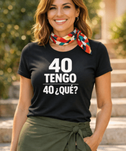 Camiseta divertida Tengo 40 ¿Y qué?