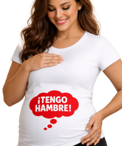 Camiseta premamá ¡TENGO HAMBRE!