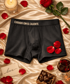 Bóxers de hombre «CUIDADO CON EL CALIENTE»