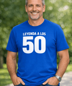 Camiseta divertida LEYENDA A LOS 50