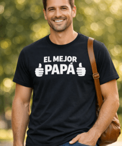 Camiseta divertida para papás – EL MEJOR PAPÁ del mundo