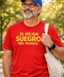 Camiseta divertida: El mejor suegro del mundo