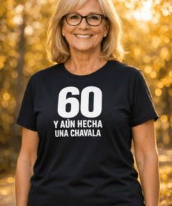 Camiseta divertida 60 y aún hecha una chavala