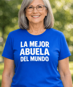 Camiseta divertida LA MEJOR ABUELA DEL MUNDO