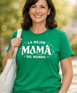 Camiseta Día de la Madre "La mejor mamá del mundo"
